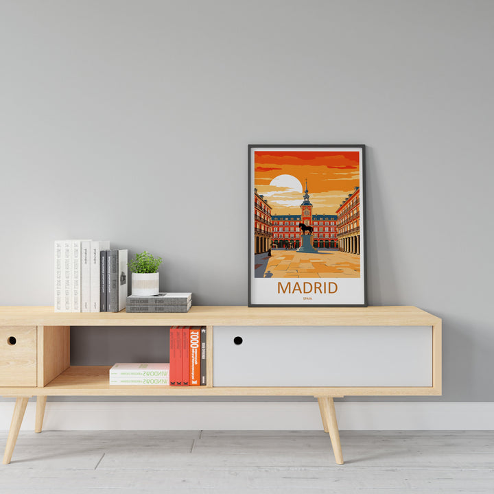 Madrid Travel Print Wall Art Madrid Wall Hanging Home Décor Madrid Gift Art Lovers Spain Art Lover Gift Madrid Wall Décor Madrid Spain Print