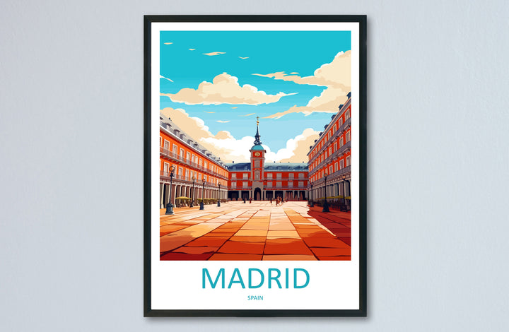 Madrid Travel Print Wall Art Madrid Wall Hanging Home Décor Madrid Gift Art Lovers Spain Art Lover Gift Madrid Wall Décor Madrid Spain Print