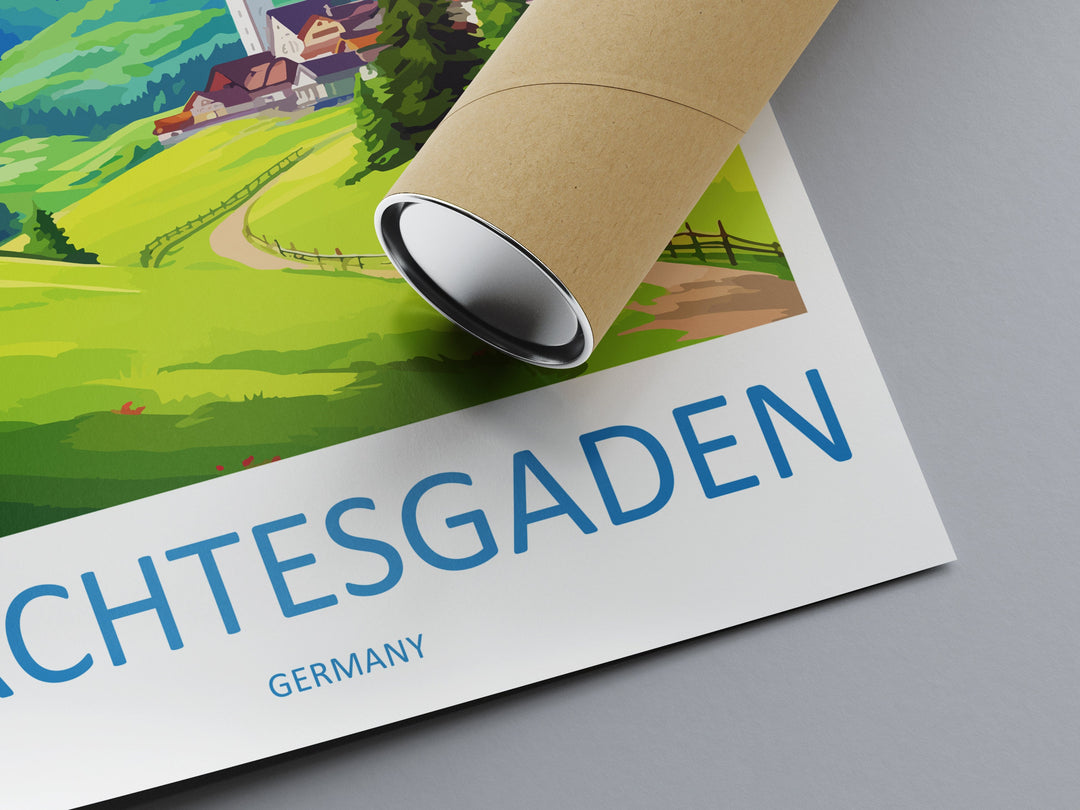 Berchtesgaden Travel Print Wall Art Berchtesgaden Wall Hanging Home Décor Berchtesgaden Gift Art Lovers Germany Art Lover Gift Berchtesgaden