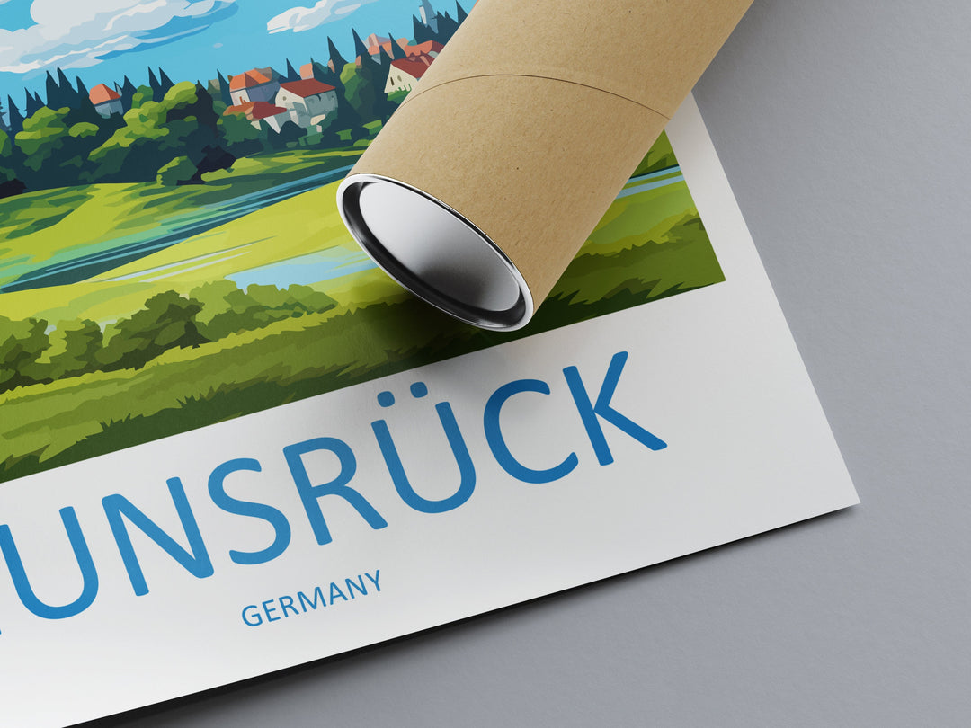 Hunsrück Travel Print Hunsrück Home Décor Germany Art Print Germany Hunsrück Wall Print For Hunsrück Gift
