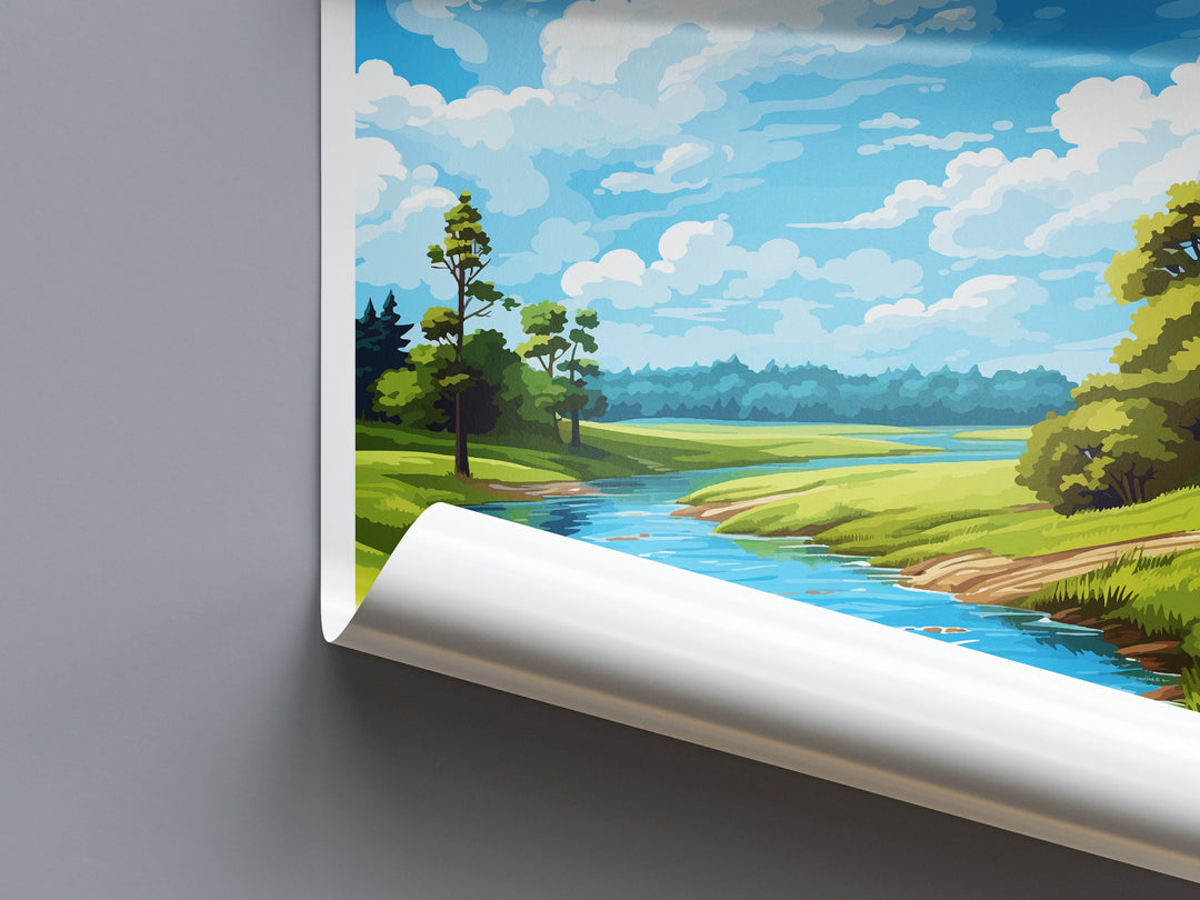 Lower Oder Valley Travel Print Lower Oder Valley Home Décor Germany Art Print Germany Lower Oder Valley Wall Print For Lower Oder Valley