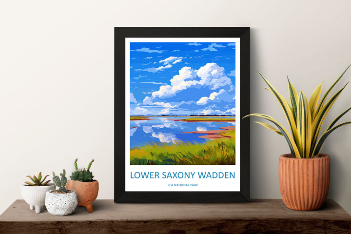 Lower Saxony Wadden Travel Print Lower Saxony Wadden Home Décor Germany Art Print Germany Lower Saxony Wadden Wall Print