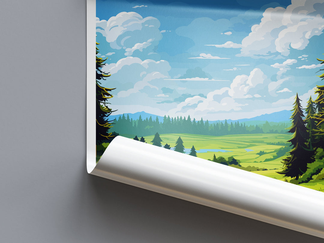 Upper Palatinate Travel Print Upper Palatinate Home Décor Germany Art Print Germany Upper Palatinate Wall Print Gift For Germany Fans