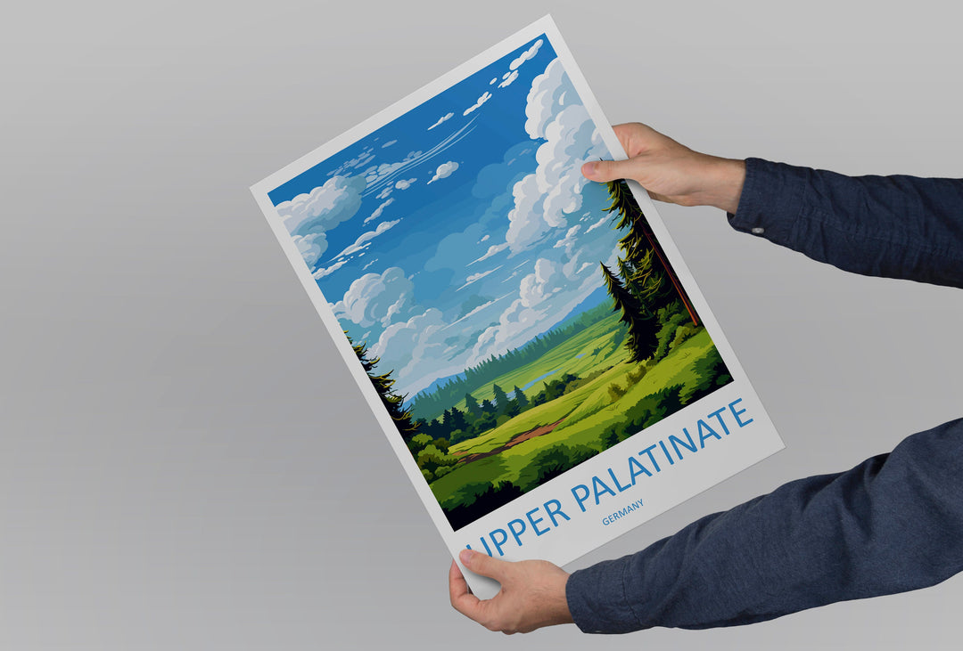 Upper Palatinate Travel Print Upper Palatinate Home Décor Germany Art Print Germany Upper Palatinate Wall Print Gift For Germany Fans