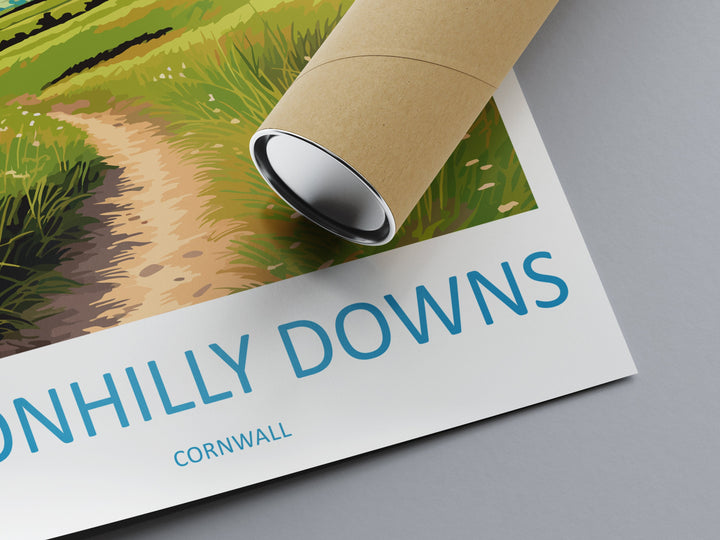 Goonhilly Downs Travel Print Wall Art Goonhilly Downs Wall Hanging Home Décor Goonhilly Downs Gift Art Lovers England Art Lover Gift