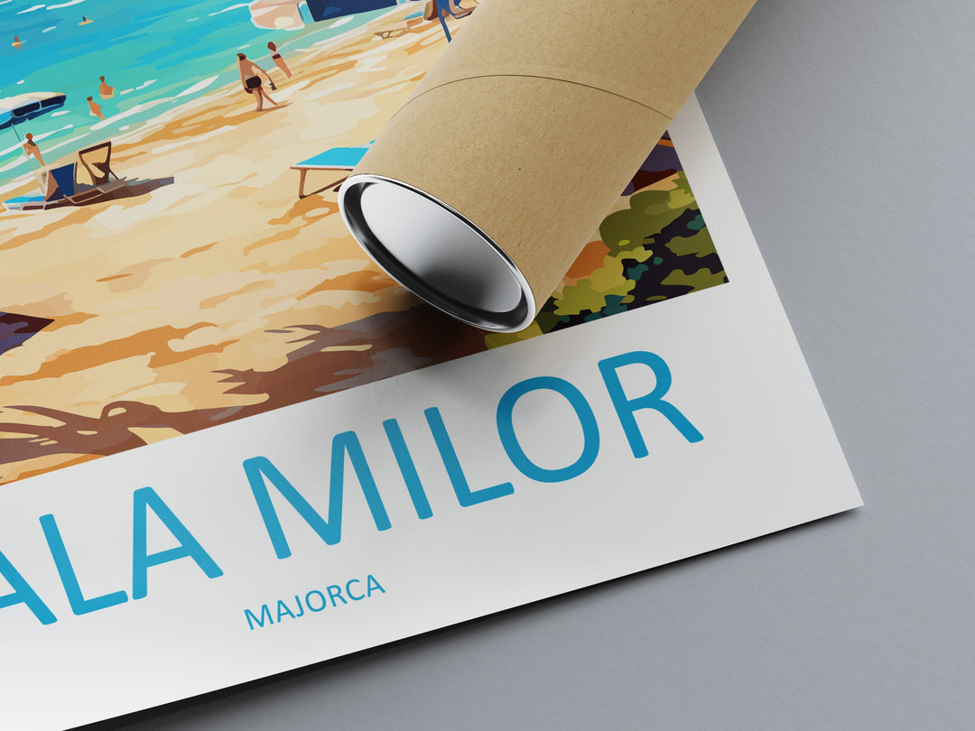 Cala Milor Travel Print Wall Art Cala Milor Wall Hanging Home Décor Cala Milor Gift Art Lovers Spain Art Lover Gift