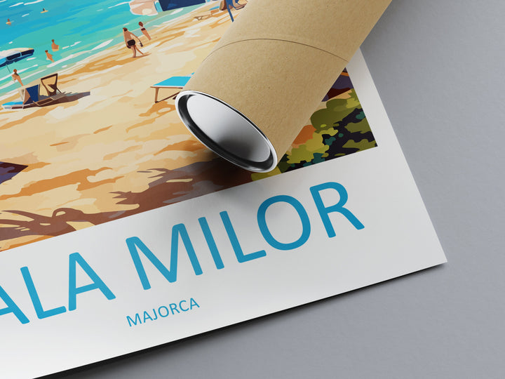 Cala Milor Travel Print Wall Art Cala Milor Wall Hanging Home Décor Cala Milor Gift Art Lovers Spain Art Lover Gift
