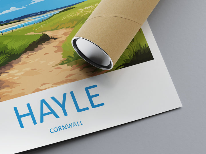 Hayle Travel Print Wall Art Hayle Wall Hanging Home Décor Hayle Gift Art Lovers England Art Lover Gift