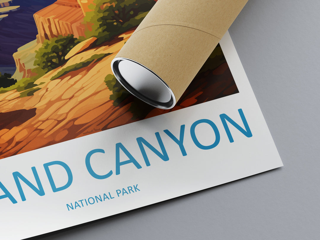 Grand Canyon National Park Travel Print Wall Art Grand Canyon Wall Hanging Home Décor Grand Canyon Gift Art Lovers Arizona Art Lover Gift