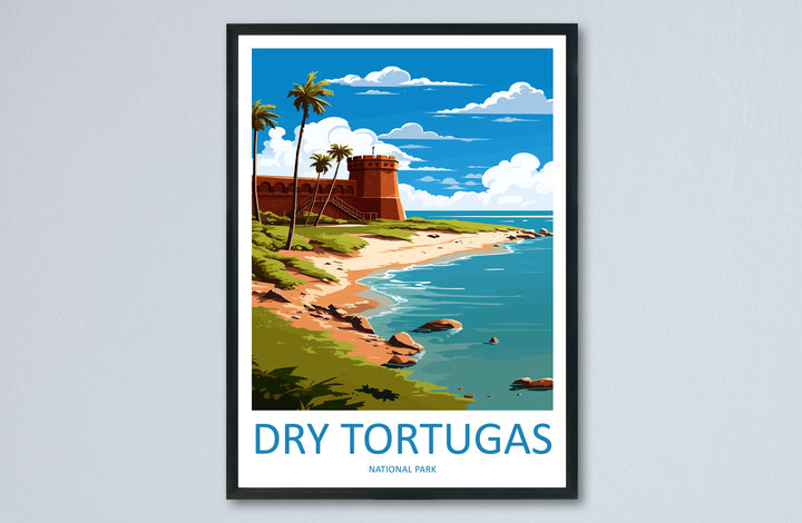 Dry Tortugas National Park Travel Print Wall Art Dry Tortugas National Park Wall Hanging Home Décor Dry Tortugas National Park Gift Art