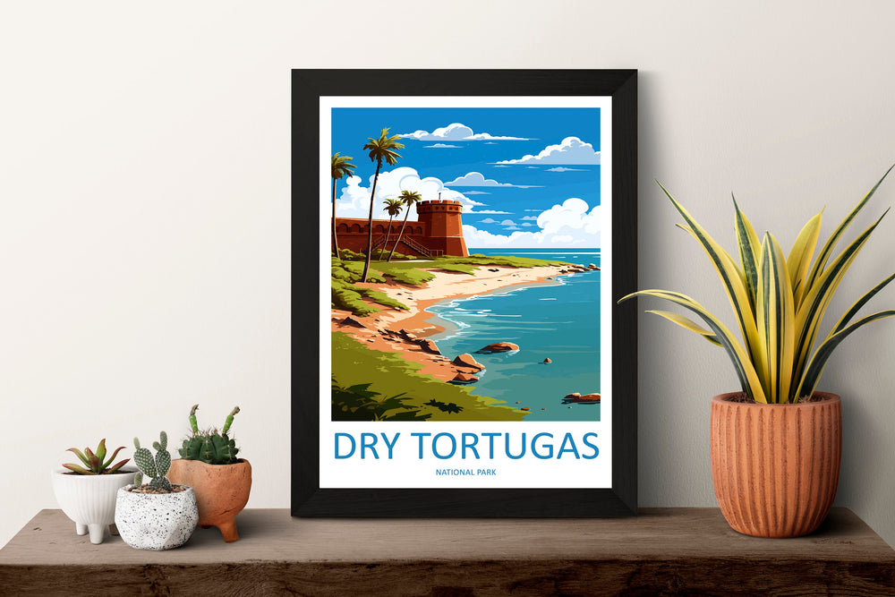 Dry Tortugas National Park Travel Print Wall Art Dry Tortugas National Park Wall Hanging Home Décor Dry Tortugas National Park Gift Art