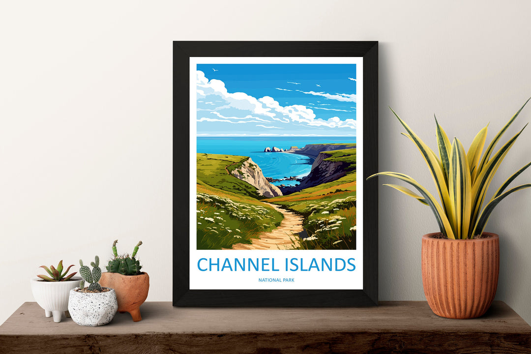 Channel Islands National Park Travel Print Wall Art Channel Islands Wall Hanging Home Décor Channel Islands Gift Art Lovers California Art