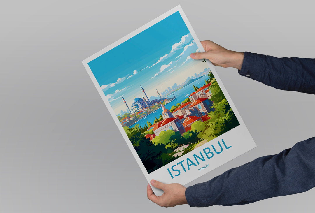 Istanbul Travel Print Wall Art Istanbul Wall Hanging Home Decoration Istanbul Gift Art Lovers Wall Art Print Art Istanbul Wall Print Turkey
