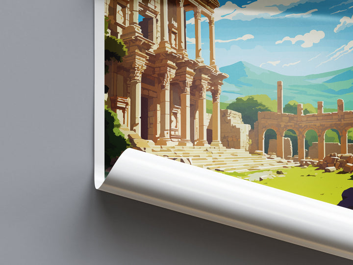 Ephesus Travel Print Wall Art Ephesus Wall Hanging Home Decoration Ephesus Gift Art Lovers Wall Art Print Art Ephesus Wall Print Turkey Art