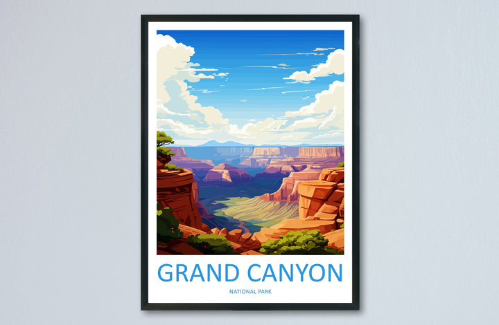 Grand Canyon National Park Travel Print Wall Art Grand Canyon Wall Hanging Home Décor Grand Canyon Gift Art Lovers Arizona Art Lover Gift