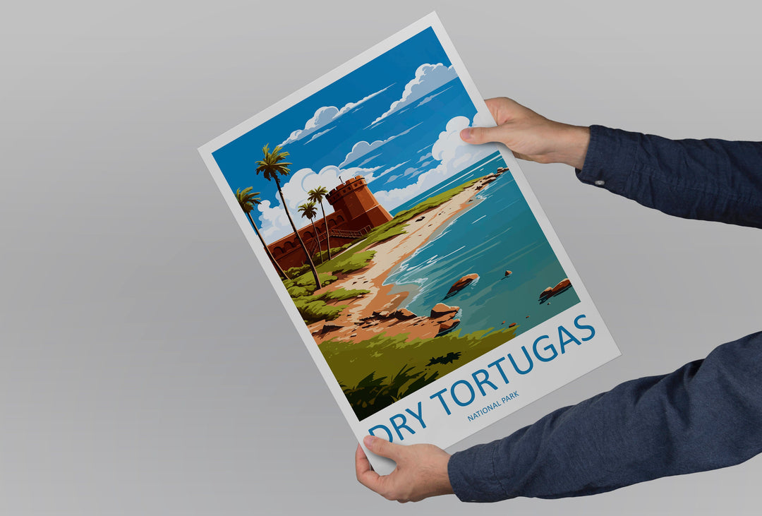 Dry Tortugas National Park Travel Print Wall Art Dry Tortugas National Park Wall Hanging Home Décor Dry Tortugas National Park Gift Art
