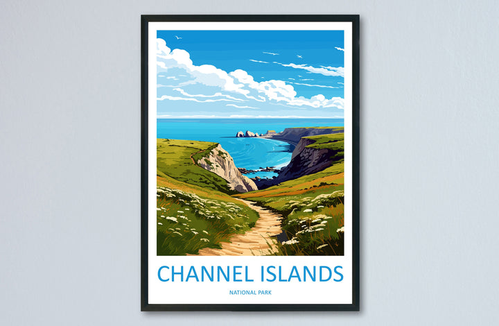 Channel Islands National Park Travel Print Wall Art Channel Islands Wall Hanging Home Décor Channel Islands Gift Art Lovers California Art
