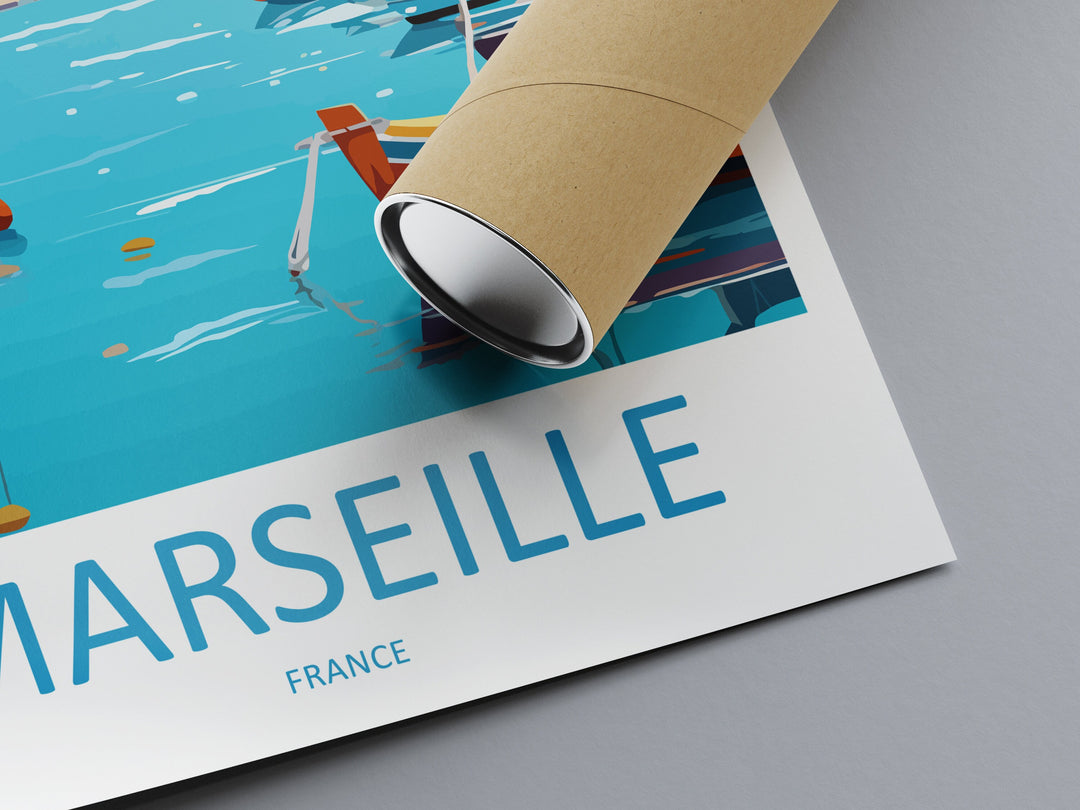 Marseille Print Marseille Home Decor Cityscape Art Print Marseille Wall Art for Travel Enthusiast Gift Wall Hanging Marseille France Poster