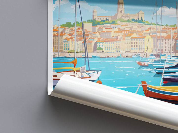 Marseille Print Marseille Home Decor Cityscape Art Print Marseille Wall Art for Travel Enthusiast Gift Wall Hanging Marseille France Poster