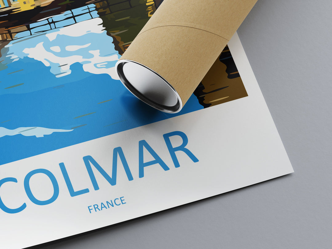 Colmar Travel Print Wall Art Colmar Wall Hanging Home Décor Colmar Gift Art Lovers France Art Lover Gift Colmar Print France Artwork Gift