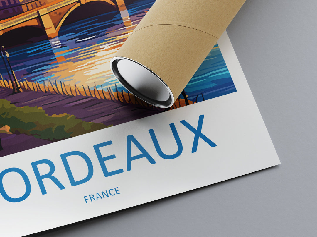 Bordeaux Travel Print Wall Art Bordeaux France Wall Hanging Home Decoration Bordeaux Gift Art Lovers Wall Art Print Bordeaux Wall Art