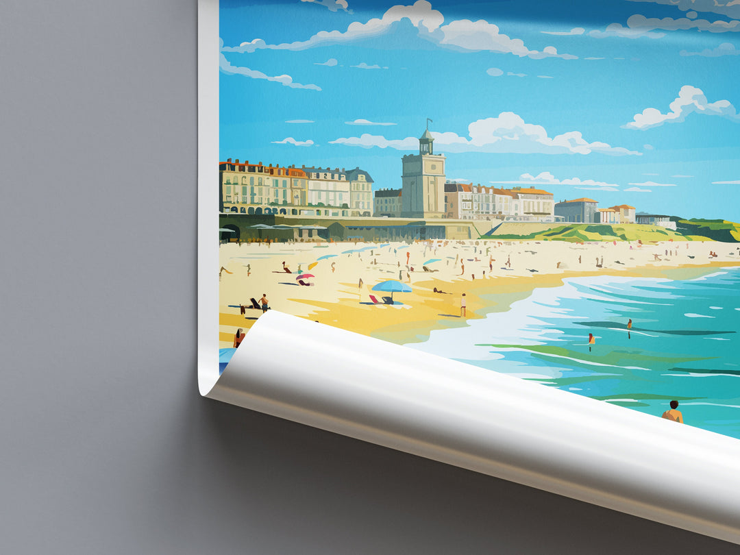 Biarritz Print Biarritz Home Decor Cityscape Art Print Biarritz Wall Art for Travel Enthusiast Gift Wall Hanging Biarritz France Poster Art