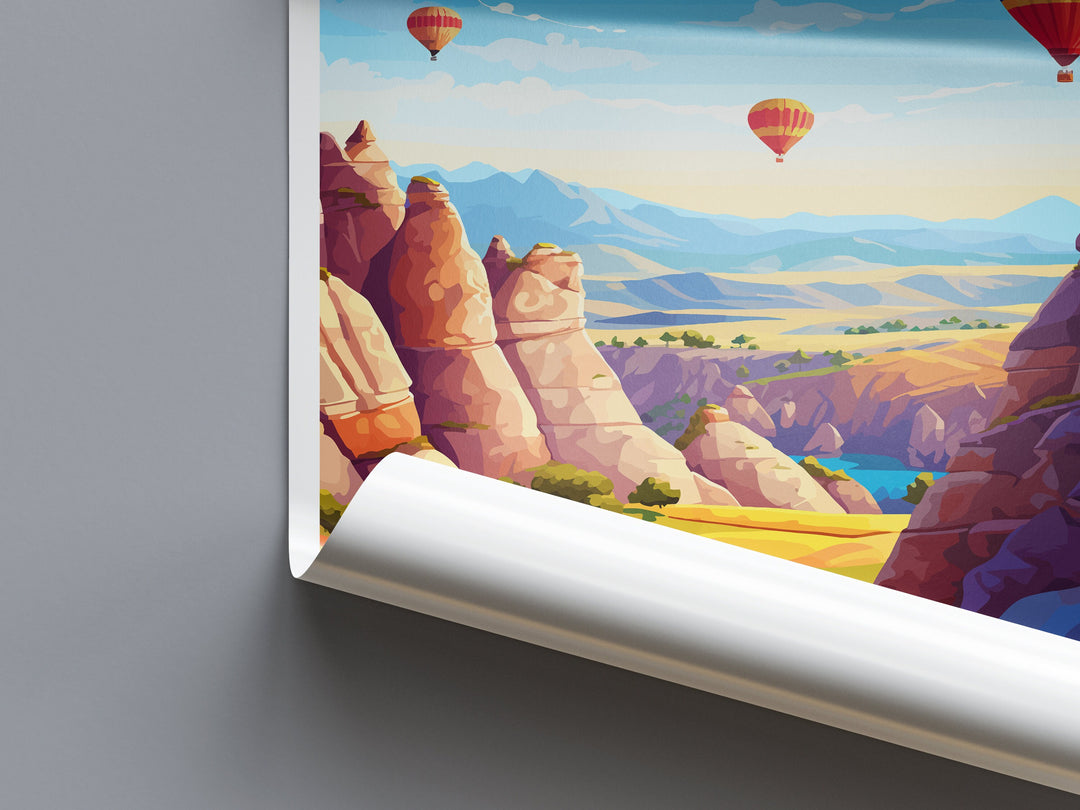 Cappadocia Travel Print Wall Art Cappadocia Wall Hanging Home Decoration Cappadocia Gift Art Lovers Wall Art Print Art Cappadocia Wall Print