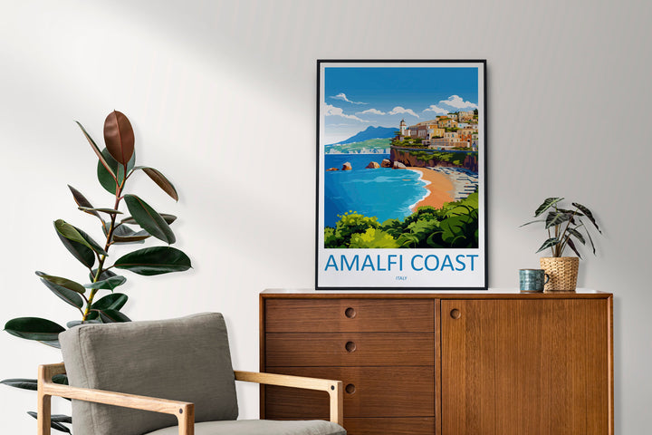 Amalfi Travel Print Wall Art Amalfi Italy Wall Hanging Home Decoration Amalfi Gift Art Lovers Wall Art Print Amalfi Italy Art Amalfi Art