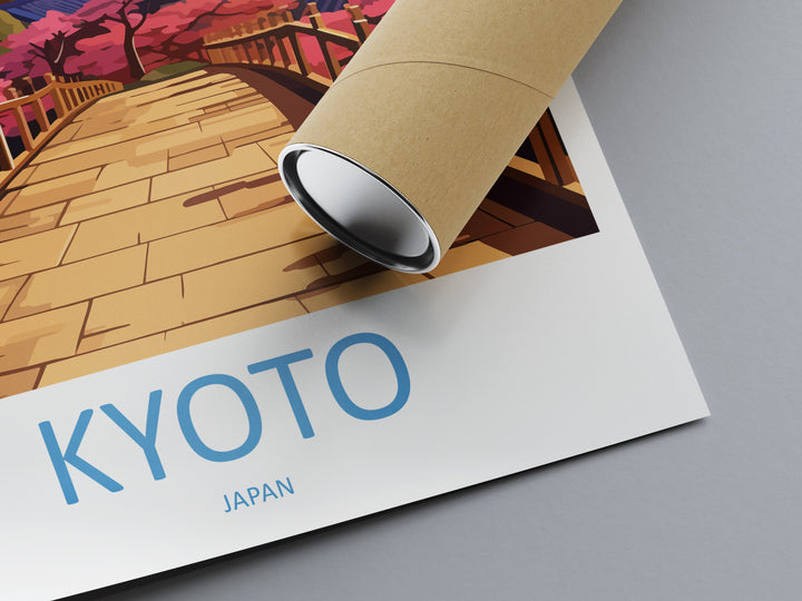 Kyoto Travel Print Wall Art Kyoto Wall Hanging Home Décor Kyoto Gift Art Lovers Kyoto Art Lover Gift Japan Travel Gift
