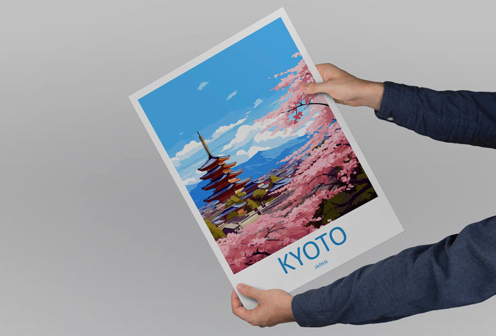 Kyoto Travel Print Wall Art Kyoto Wall Hanging Home Décor Kyoto Gift Art Lovers Kyoto Art Lover Gift Japan Travel Gift