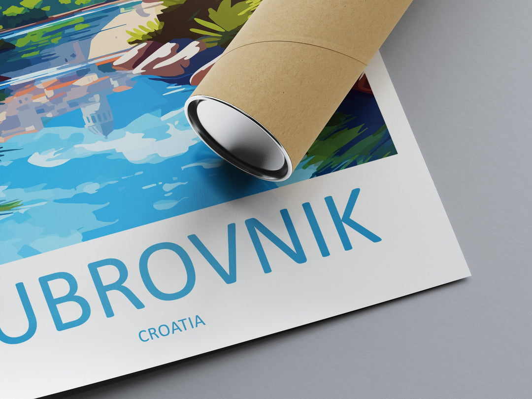 Dubrovnik Travel Print Wall Art Dubrovnik Wall Hanging Home Décor Dubrovnik Gift Art Lovers Croatia Art Lover Gift Dubrovnik Poster