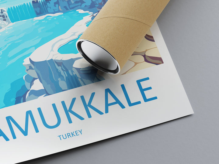 Pamukkale Travel Print Wall Art Pamukkale Wall Hanging Home Decoration Pamukkale Gift Art Lovers Wall Art Print Art Pamukkale Wall Print Art