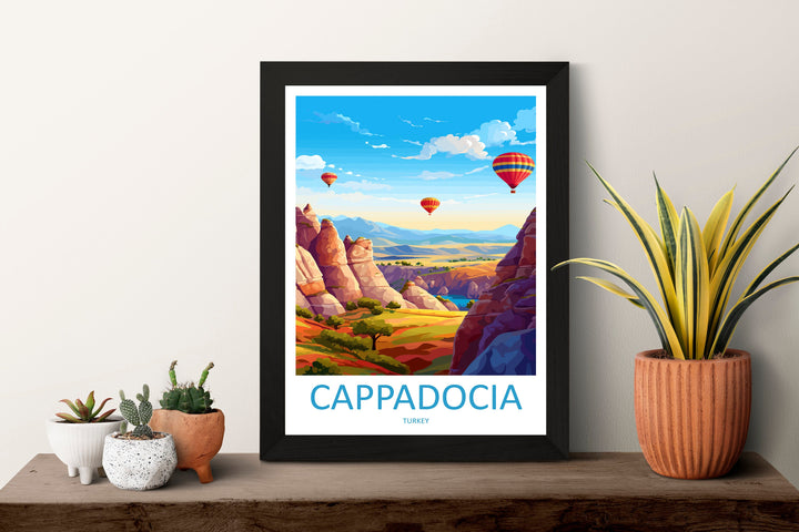 Cappadocia Travel Print Wall Art Cappadocia Wall Hanging Home Decoration Cappadocia Gift Art Lovers Wall Art Print Art Cappadocia Wall Print