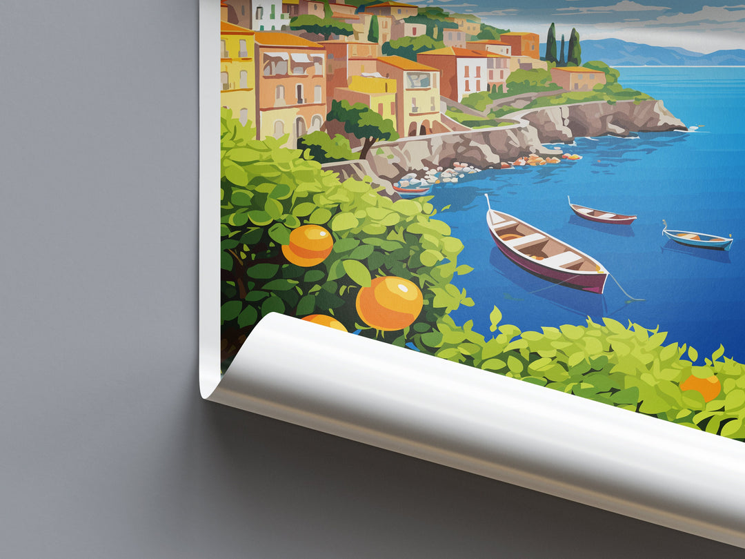 Sorrento Travel Print Wall Art Sorrento Wall Hanging Home Décor Sorrento Gift Art Lovers Italy Art Lover Gift Sorrento Print Sorrento Art