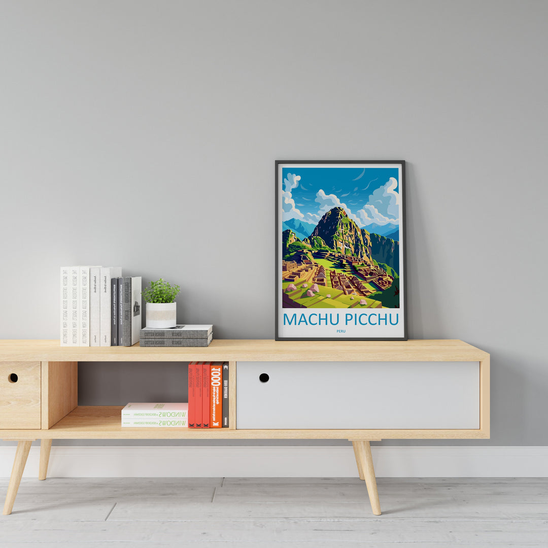 Machu Picchu Travel Print Wall Art Machu Picchu Wall Hanging Home Décor Machu Picchu Gift Art Lovers Peru Art Lover Gift Peru