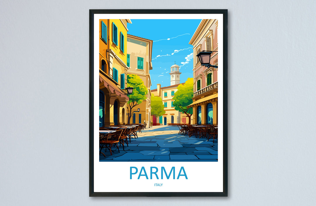 Parma Travel Print Wall Art Parma Italy Wall Hanging Home Decor Parma Gift Art Lovers Wall Art Print Parma Italy