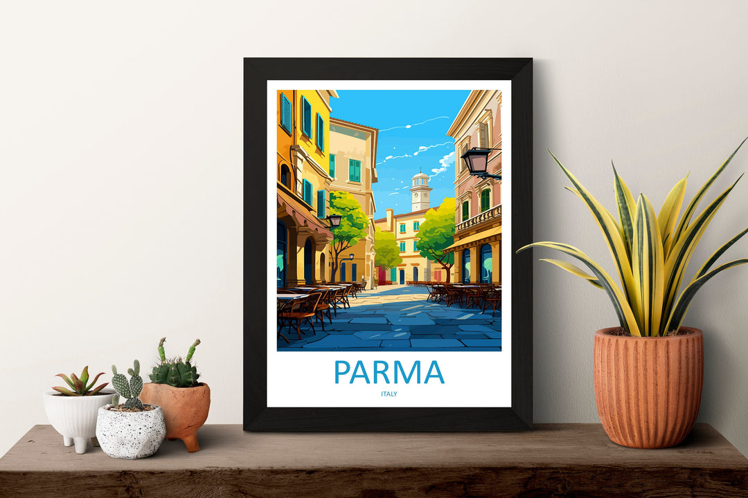 Parma Travel Print Wall Art Parma Italy Wall Hanging Home Decor Parma Gift Art Lovers Wall Art Print Parma Italy