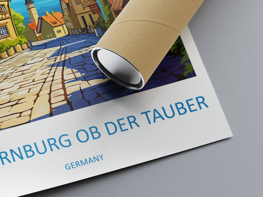 Rothenburg Ob Der Tauber Travel Print Wall Art Rothenburg Ob Der Tauber Wall Hanging Home Décor Rothenburg Ob Der Tauber Gift Art Lovers