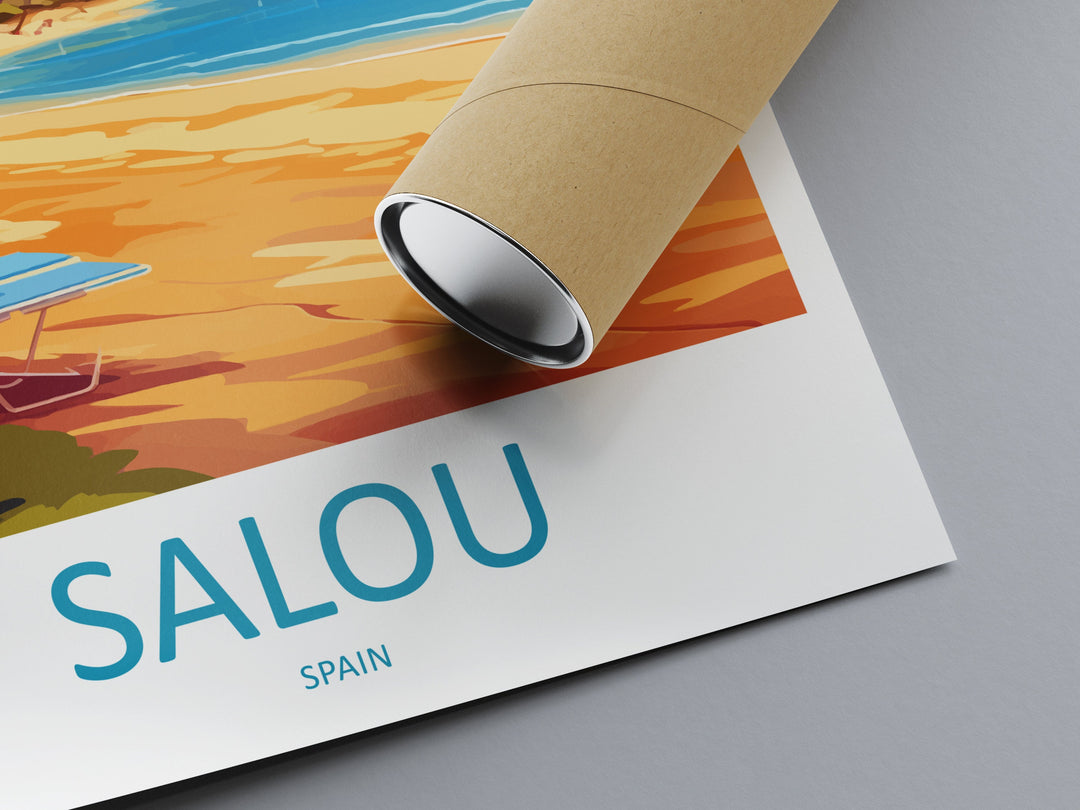 Salou Travel Print Wall Art Salou Wall Hanging Home Décor Salou Gift Art Lovers Spain Art Lover Gift Salou Print Spain Wall Art