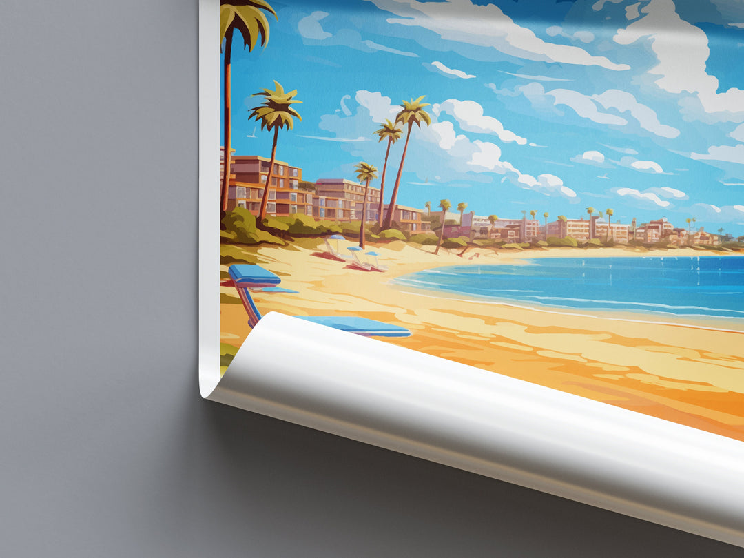 Salou Travel Print Wall Art Salou Wall Hanging Home Décor Salou Gift Art Lovers Spain Art Lover Gift Salou Print Spain Wall Art