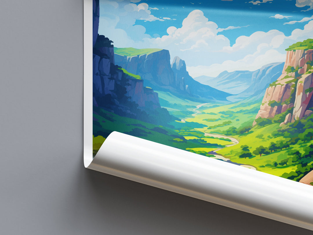 Sierra De Grazalema Travel Print Wall Art Sierra De Grazalema Wall Hanging Home Décor Sierra De Grazalema Gift Art Lovers Spain Art Lover