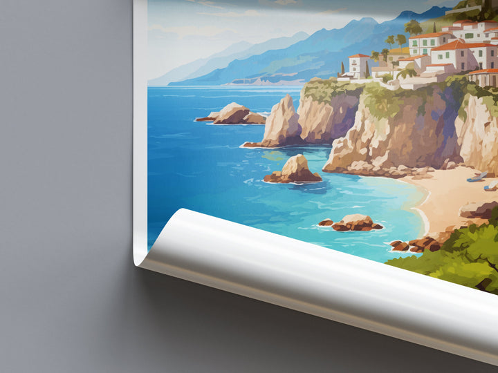 Nerja Travel Print Wall Art Nerja Wall Hanging Home Décor Nerja Gift Art Lovers Spain Art Lover Gift Nerja Wall Décor