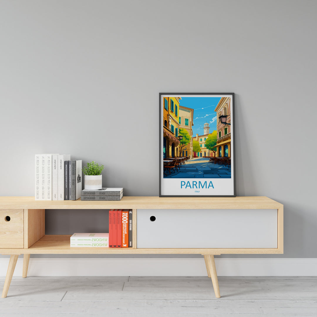 Parma Travel Print Wall Art Parma Italy Wall Hanging Home Decor Parma Gift Art Lovers Wall Art Print Parma Italy