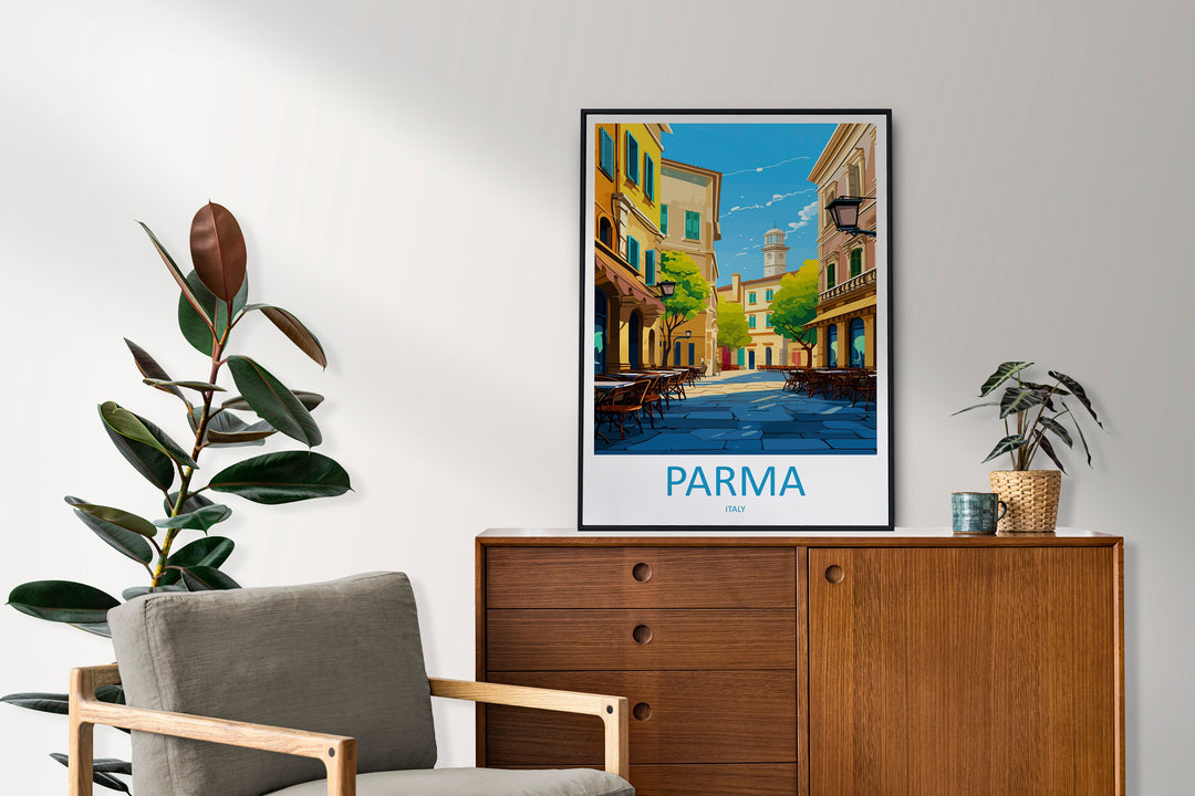 Parma Travel Print Wall Art Parma Italy Wall Hanging Home Decor Parma Gift Art Lovers Wall Art Print Parma Italy
