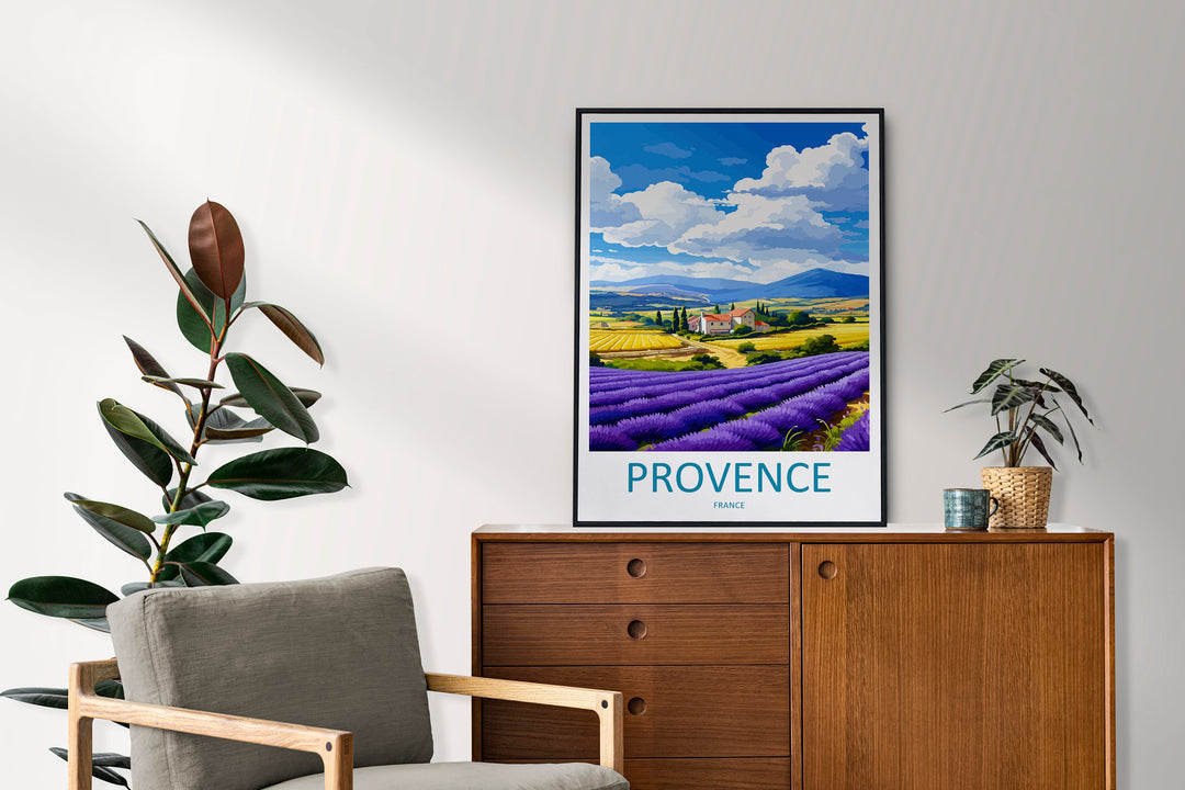 Provence Travel Print Wall Art Provence Wall Hanging Home Décor Provence Gift Art Lovers France Art Lover Gift Provence Art Provence Art