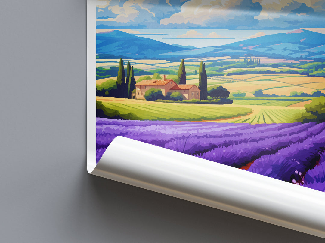 Provence Travel Print Wall Art Provence Wall Hanging Home Décor Provence Gift Art Lovers France Art Lover Gift Provence Art Provence Art