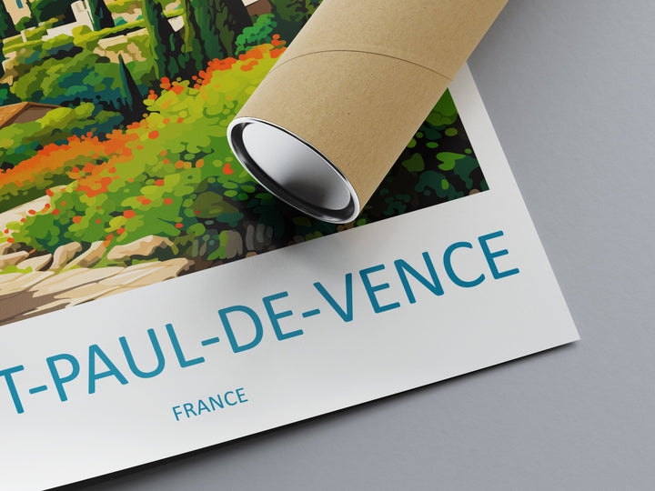 Saint-Paul-De-Vence Travel Print Wall Art Saint-Paul-De-Vence Wall Hanging Home Décor Saint-Paul-De-Vence Gift Art Lovers France Art Lover