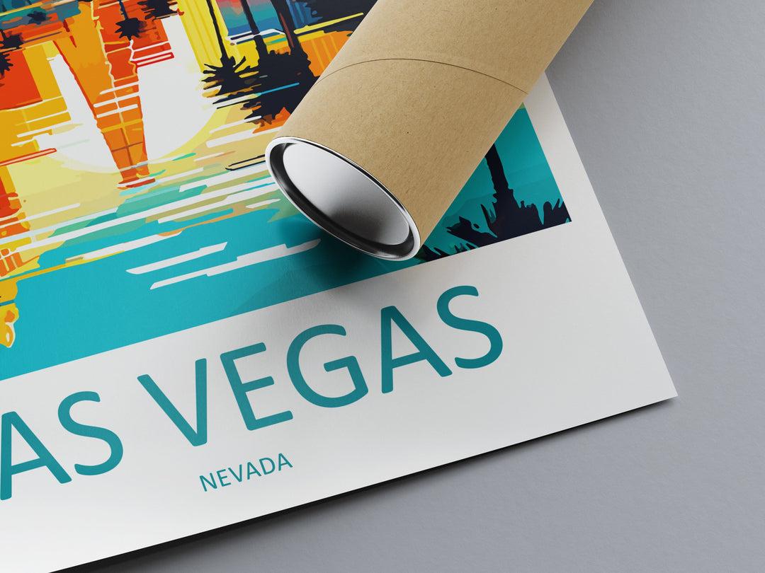 Las Vegas Travel Print Wall Art Las Vegas Wall Hanging Home Décor Las Vegas Gift Art Lovers Nevada Art Lover Gift Las Vegas Wall Décor