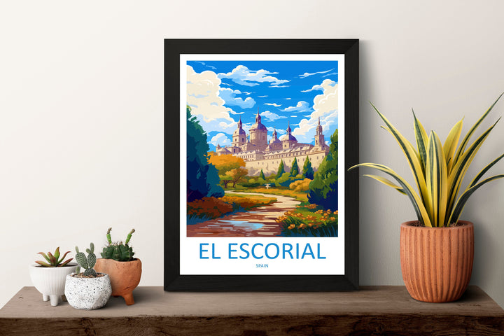 El Escorial Travel Print Wall Art El Escorial Wall Hanging Home Décor El Escorial Gift Art Lovers Spain Art Lover Gift Art Print