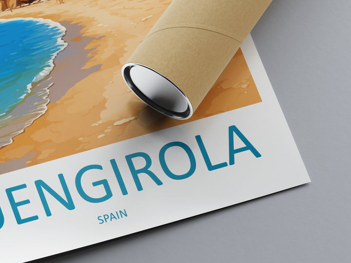 Fuengirola Travel Print Wall Art Fuengirola Wall Hanging Home Décor Fuengirola Gift Art Lovers Spain Art Lover Gift Art Print